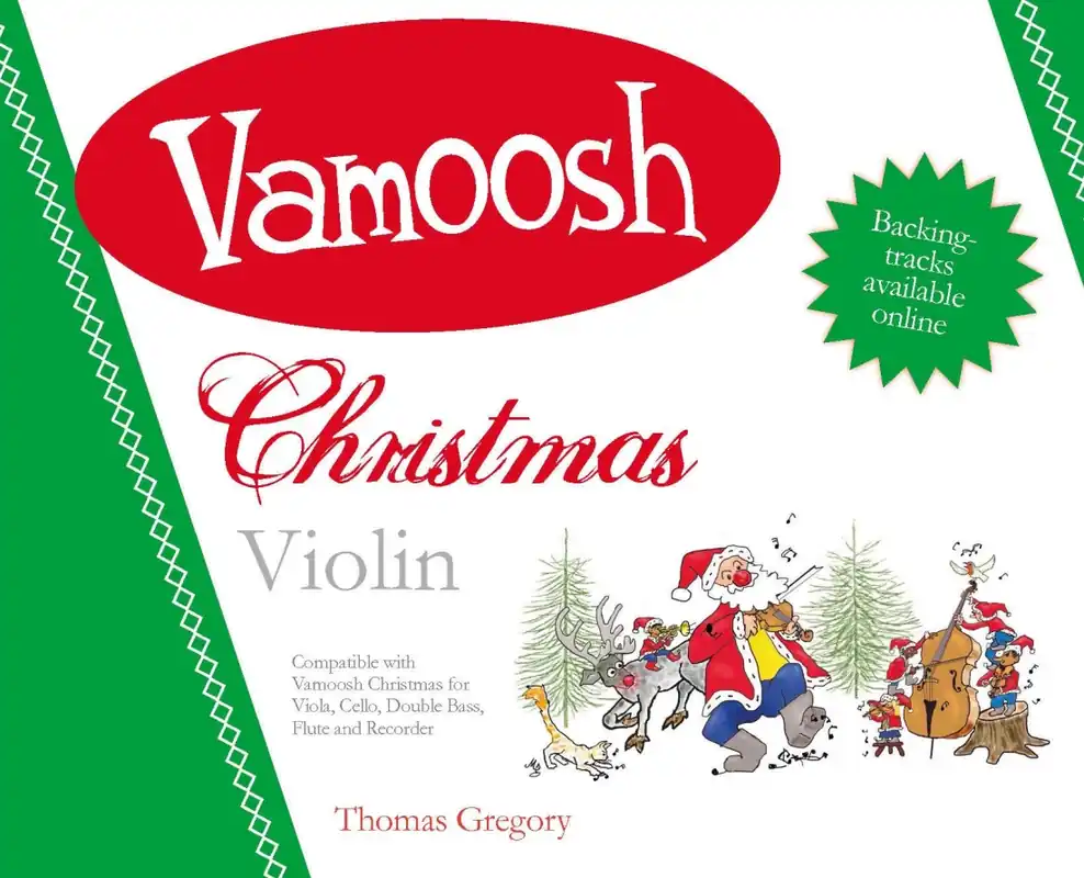 Vamoosh Music Vamoosh Christmas - Gregory - Violin Duet - Book/Audio Online Commander Vite