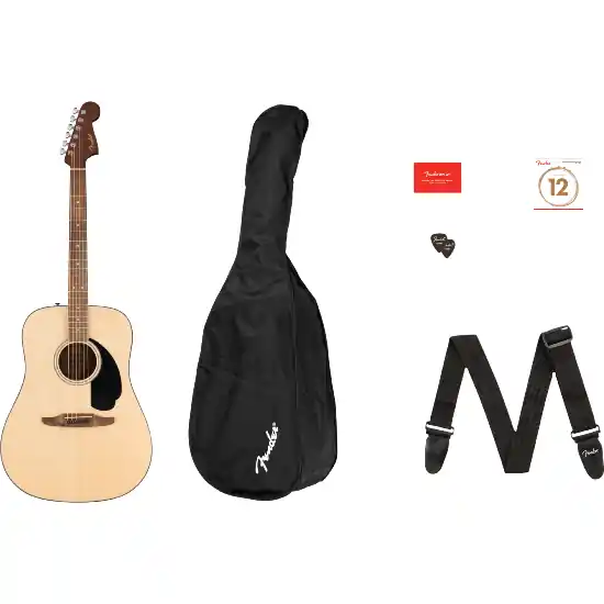 Nouvel Arrivage Pack guitare folk Fender standard redondo
