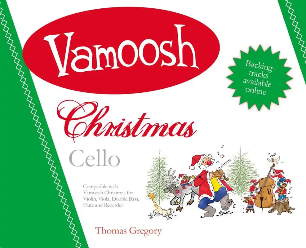 Vamoosh Music Vamoosh Christmas - Gregory - Cello Duet - Book/Audio Online Expédition Rapide