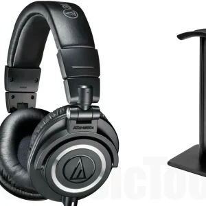 Seulement Aujourd'hui Audio-Technica ATH-M50X incl. Headphone Stand - Bundle Set