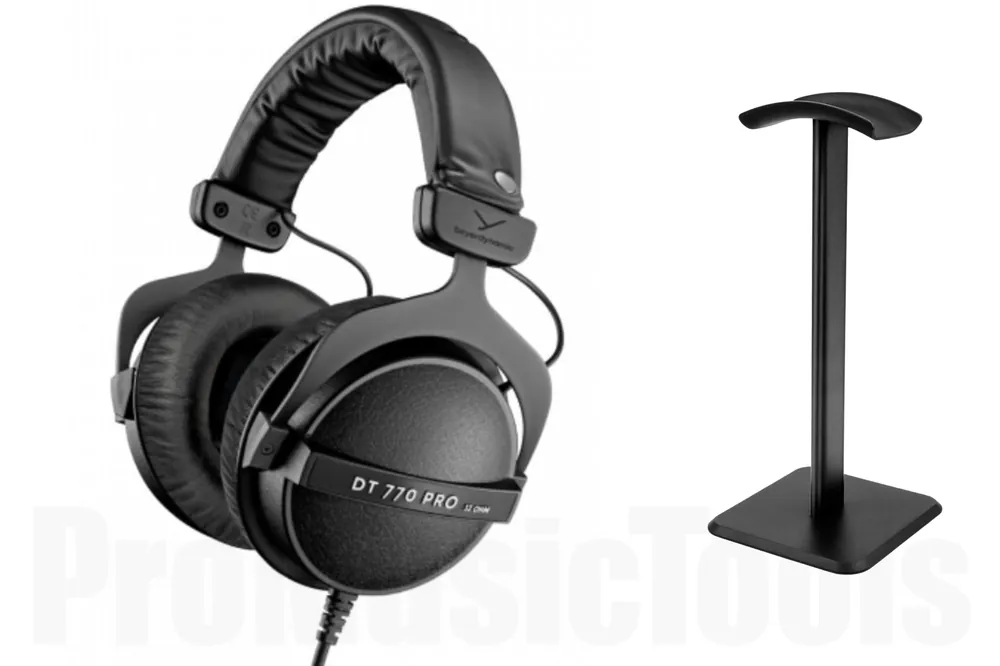 Acheter Direct Beyerdynamic DT 770 PRO Black 32 Ohm incl. Headphone Stand - Bundle Set