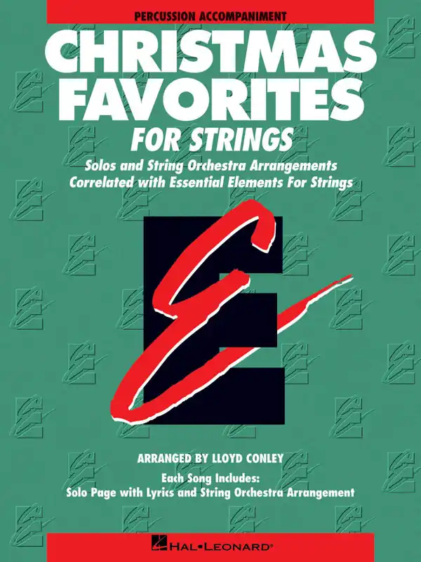 Hal Leonard Essential Elements Christmas Favorites for Strings - Conley - Percussion Accompaniment - Book Marque