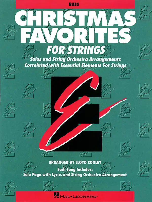 Populaire Hal Leonard Essential Elements Christmas Favorites for Strings - Conley - String Bass - Book