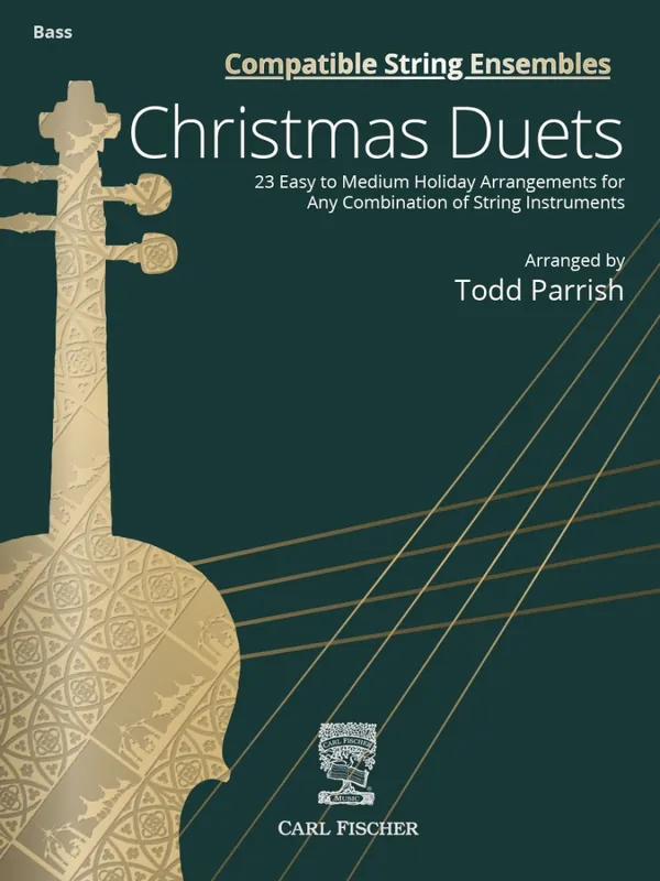 Prix Bas Carl Fischer Compatible String Ensembles Christmas Duets - Parrish - Bass - Book