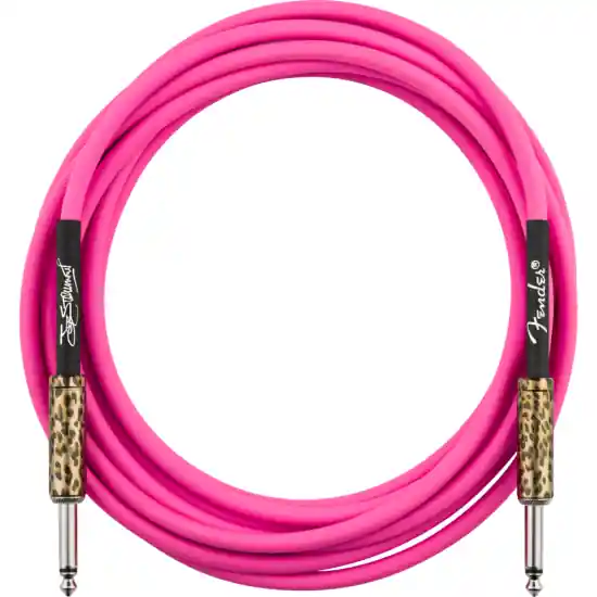 Bon Marché Cable jack fender 4m joe strummer pink leopard