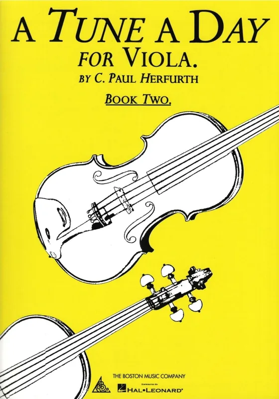 Achat Immédiat Boston Music Company A Tune a Day, Book 2 - Herfurth - Viola - Book