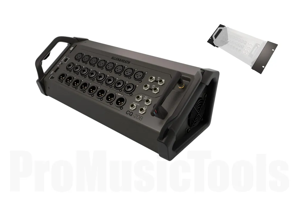 Allen & Heath CQ20B inkl. Rackmount f. CQ20B - Bundle Set Prix Choc