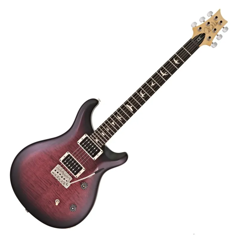 PRS GUITARE CE24 FADED PURPLE SMOKEBURST SATIN LTD Nouvelle Collection