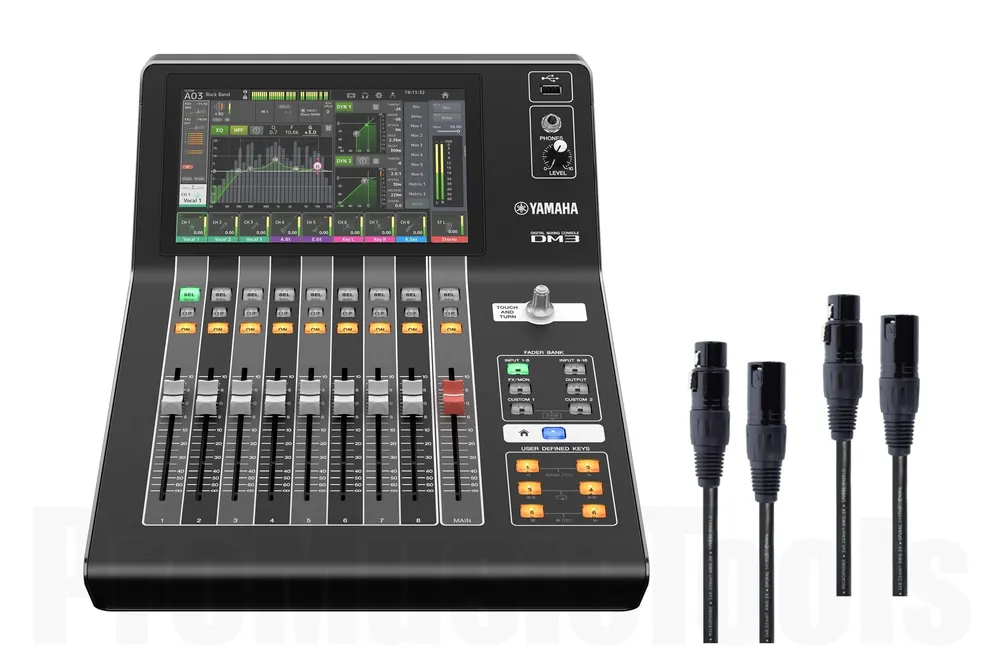 Yamaha DM3 incl. 2x Cordial EM 10 FM - Bundle Set Acheter Direct