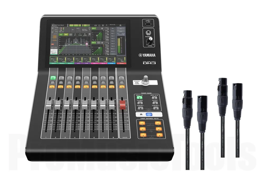 Yamaha DM3S incl. 2x Cordial EM 10 FM - Bundle Set Meilleur Prix