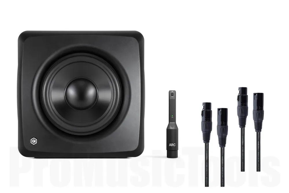 Prix Réduit IK Multimedia iLoud Sub inkl. 2x Cordial EM 10 FM - Bundle Set