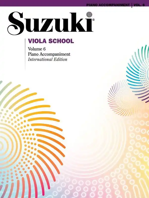 Summy-Birchard Suzuki Viola School, Volume 6 (International Edition) - Suzuki - Piano Accompaniment - Book Meilleur Prix