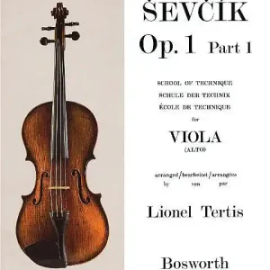 Offre Limitée Bosworth Music GmbH Sevcik for Viola Opus 1, Part 1 School of Technique - Sevcik/Tertis - Viola - Book
