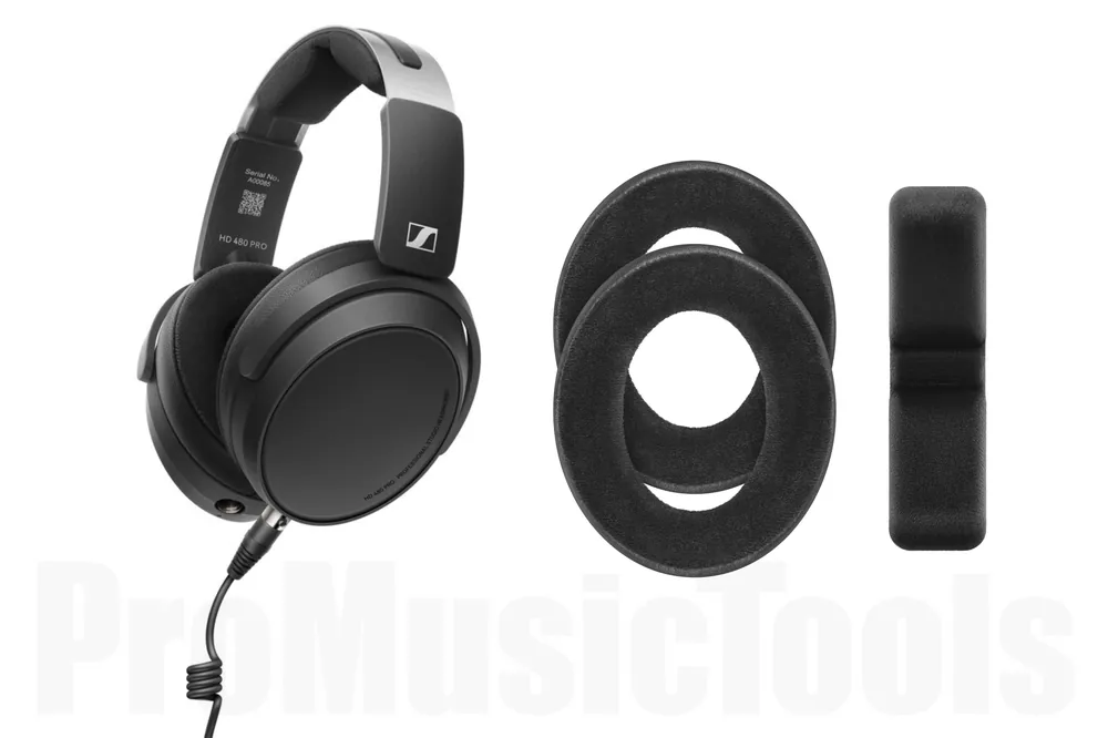 Sennheiser HD 480 PRO inkl. HD 480 PRO Recording Pad Set - Bundle Set Nouvelle Collection