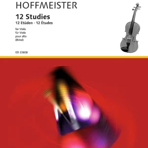 Retour Gratuit Schott 12 Etudes for Viola - Hoffmeister/Birtel - Viola - Book