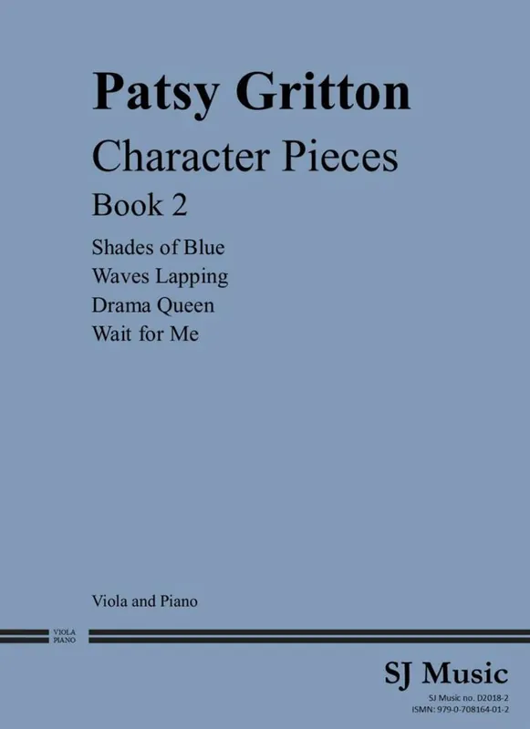 SJ Music Character Pieces Book 2 - Gritton - Viola/Piano - Book Produit De Marque