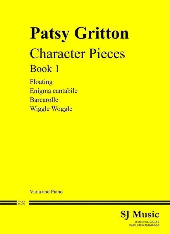 SJ Music Character Pieces Book 1 - Gritton - Viola/Piano - Book Promotion