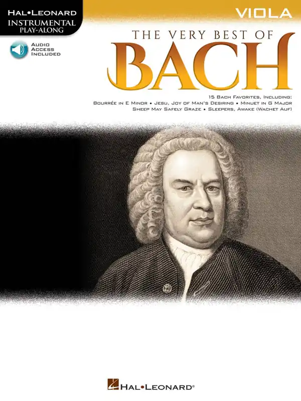 Produit De Marque Hal Leonard The Very Best of Bach Instrumental Play-Along - Bach - Viola - Book/Audio Online