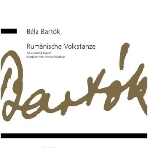 Offre Du Jour Universal Edition Romanian Folk Dances - Bartok/Kashkashian - Viola/Piano - Book