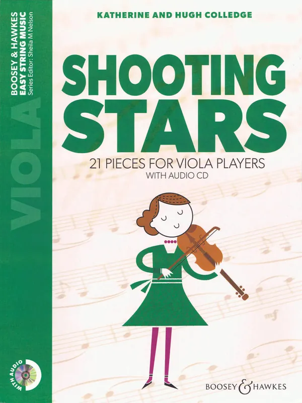 Bon Plan Boosey & Hawkes Shooting Stars (21 Pieces for Viola Players) - Colledge/Colledge - Viola - Book/CD