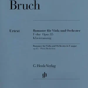 Expédition Rapide G. Henle Verlag Romance F major op. 85 - Bruch/Gertsch/Weber - Viola/Piano Reduction - Sheet Music