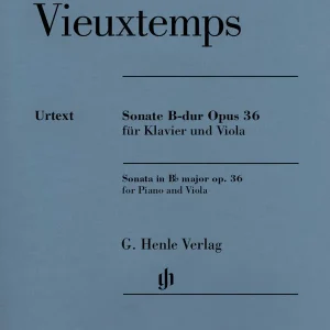 Petit Prix G. Henle Verlag Sonata in B flat major op. 36 - Vieuxtemps /Jost /Zimmermann - Viola/Piano - Book