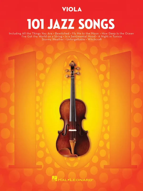 Hal Leonard 101 Jazz Songs for Viola - Book Commander Maintenant