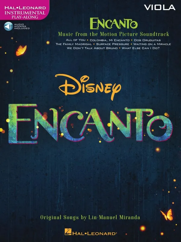 Affaire À Saisir Hal Leonard Encanto for Viola Instrumental Play-Along - Miranda - Viola - Book/Audio Online