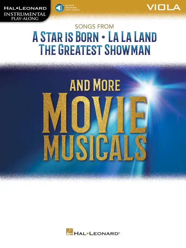 Hal Leonard Songs from A Star Is Born, La La Land, The Greatest Showman, and More Movie Musicals - Viola - Book/Audio Online Achetez Aujourd'hui