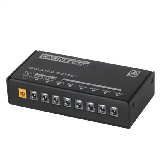 Caline CP202 Alimentation 8 pédales isolés Commander Maintenant