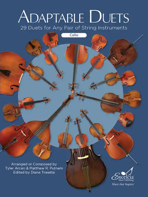 Excelcia Music Publishing Adaptable Duets for Cello - Arcari/Putham/Traietta - Cello - Book Bon Marché