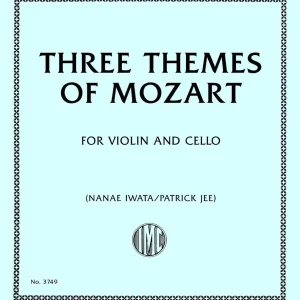 Prix Cassé International Music Company Three Themes of Mozart - Romberg - Violin/Cello - Book