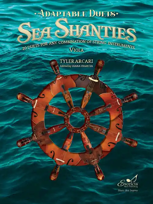Achat Immédiat Excelcia Music Publishing Adaptable Duets Sea Shanties - Arcari - Viola - Book