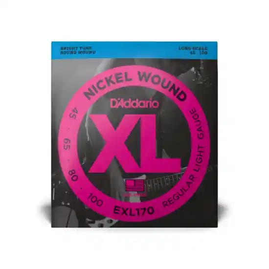 Meilleure Vente D‘addario EXL170 jeux cordes basse 45-100