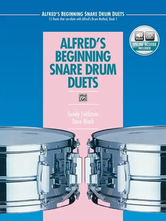Usine Directe Alfred Publishing Alfred‘s Beginning Snare Drum Duets - Feldstein/Black - Snare Drum Duets - Book/Audio Online