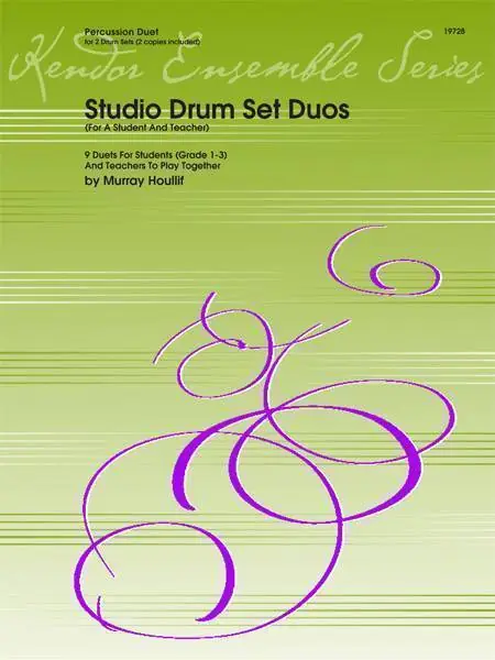 Kendor Music Inc. Studio Drum Set Duos (For A Student And Teacher) Retour Gratuit