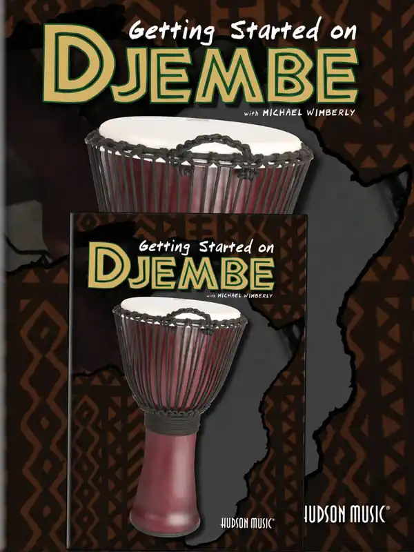 Hudson Music Getting Started on Djembe - Wimberly - Book/Video Online Paiement Sécurisé
