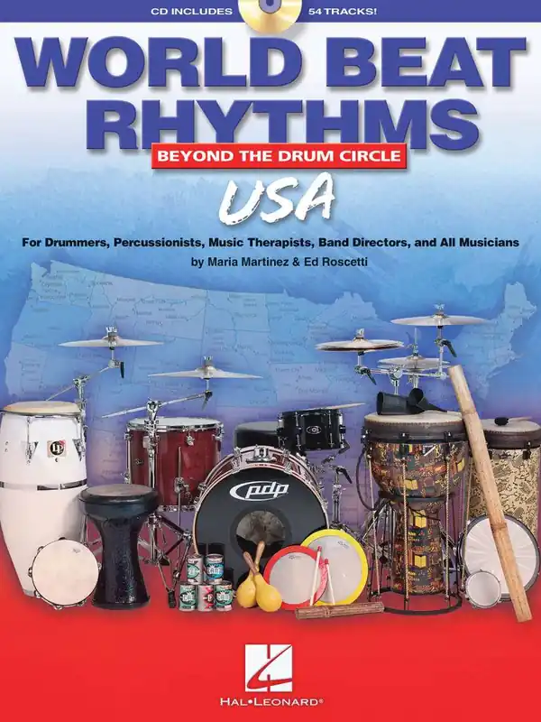 Satisfait Ou Remboursé Hal Leonard World Beat Rhythms, U.S.A. - Martinez/Roscetti - Percussion - Book/CD
