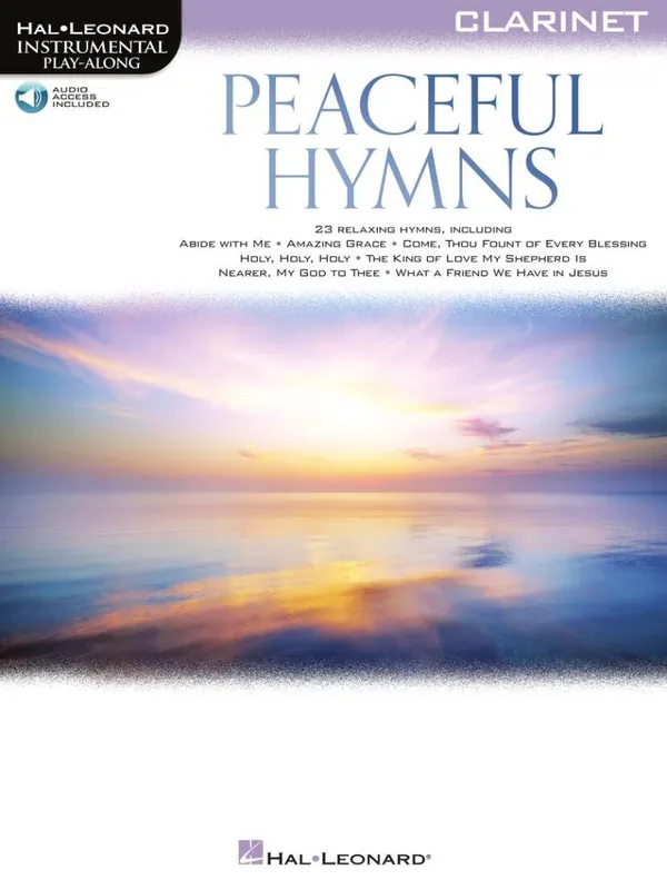 Hal Leonard Peaceful Hymns for Clarinet Instrumental Play-Along - Clarinet - Book/Audio Online Must-Have