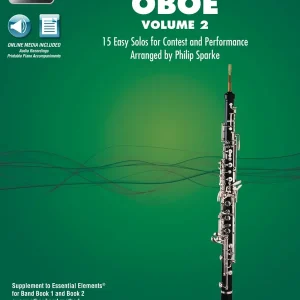 Prix Cassé Hal Leonard Classical Solos for Oboe, Volume 2 15 Easy Solos for Contest and Performance - Sparke - Oboe - Book/Media Online