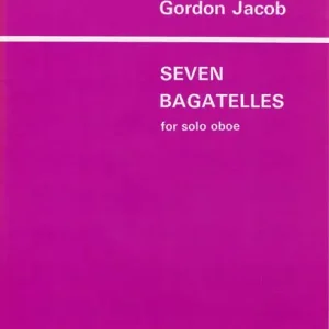 Oxford University Press Seven Bagatelles - Jacob - Solo Oboe - Book Offre Du Jour