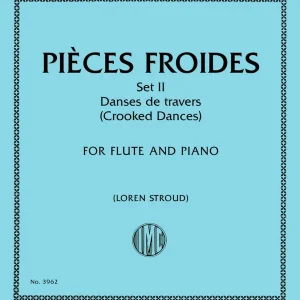 International Music Company Pieces Froides, Set II Danses De Travers - Satie/Stroud - Flute - Book Promotion