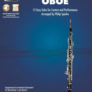 Vente Directe Hal Leonard Classical Solos for Oboe 15 Easy Solos for Contest and Performance - Sparke - Oboe - Book/Media Online
