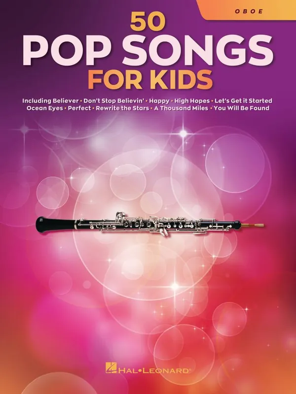 Hal Leonard 50 Pop Songs for Kids - Oboe - Book Populaire