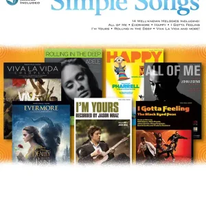 Offre Spéciale Hal Leonard Simple Songs Instrumental Play-Along - Oboe - Book/Audio Online