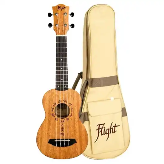 Ukulele soprano Flight DUS371 mahogany Livraison Express