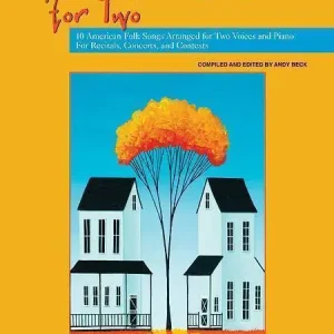 Top Vente Alfred Publishing American Folk Songs for Two - Vocal Book
