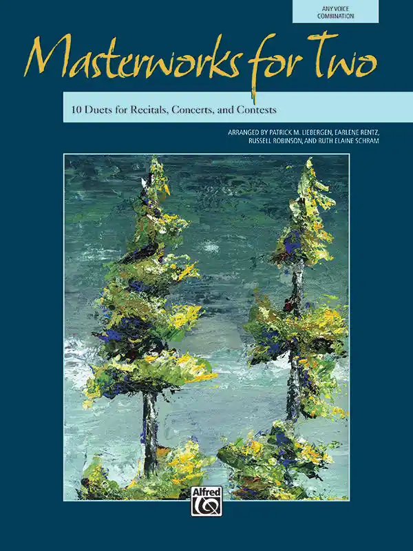 Meilleur Choix Alfred Publishing Masterworks for Two - Liebergen /Rentz /Robinson /Schram - Vocal Duets - Book