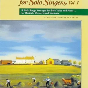 Offre Limitée Alfred Publishing Folk Songs for Solo Singers, Vol. 1