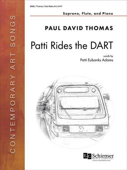 Offre Du Jour ECS Publishing Patti Rides the DART - Adams/Thomas - Soprano/Flute/Piano - Parts Set